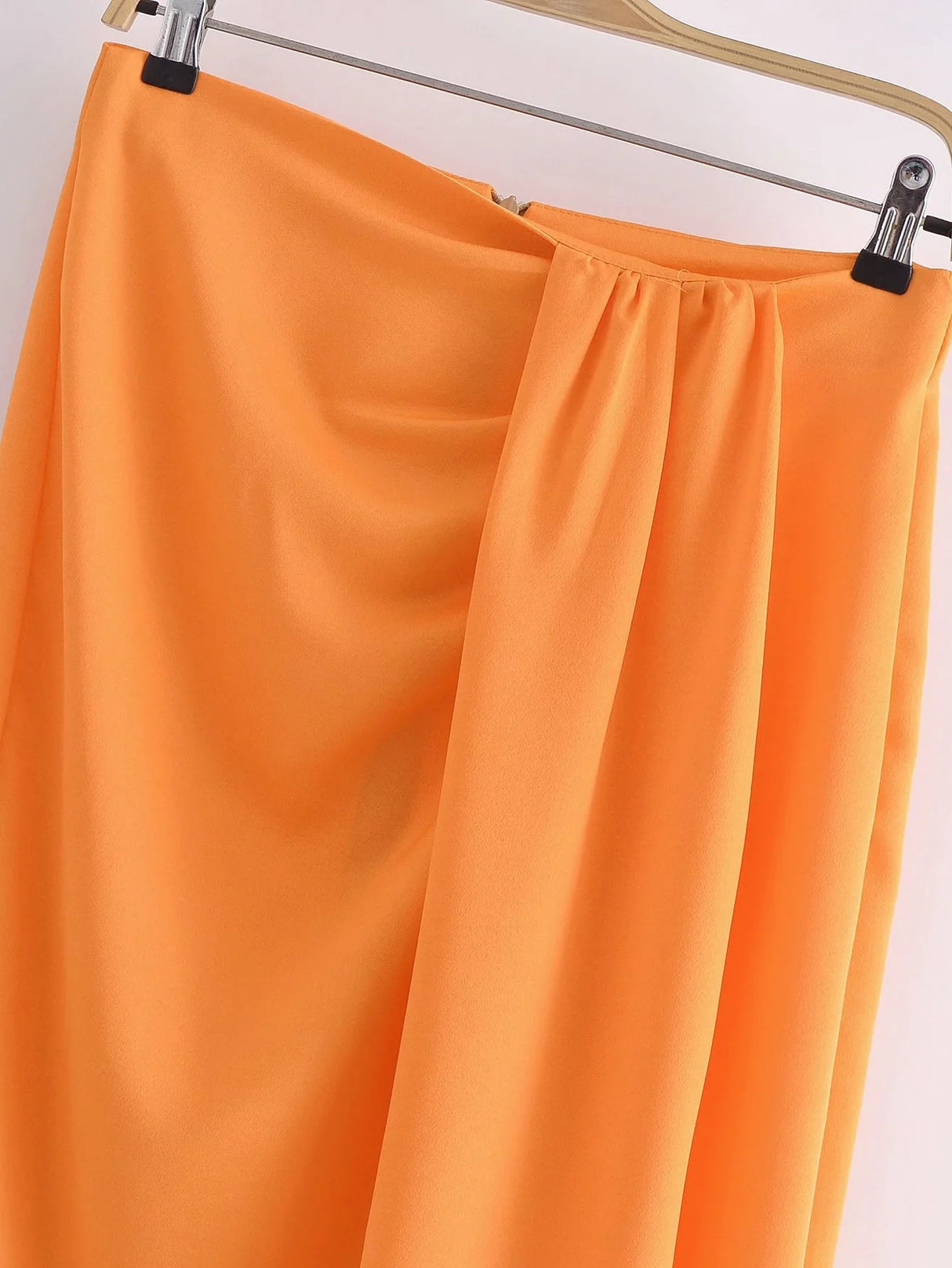 Pleated Orange Dream Skirt