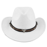 Western Bell Shape Curved Brim Cowboy Hat