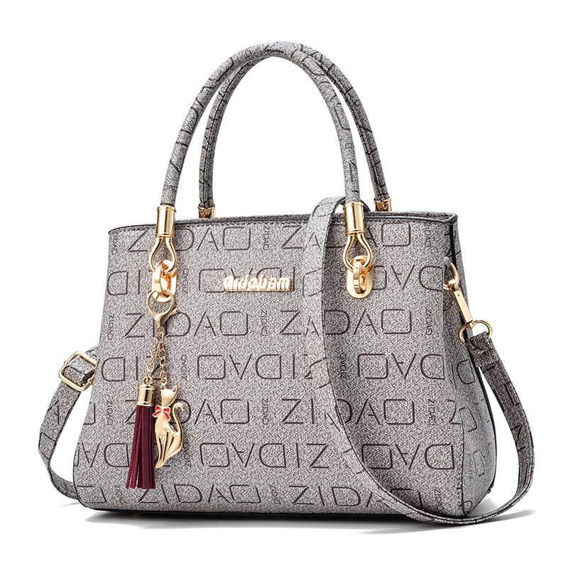 Printed All-match Ladies Handbag