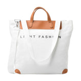 Fashionable Canvas Letters Shoulder Bag