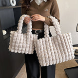 Winter Chic Plush Handbag