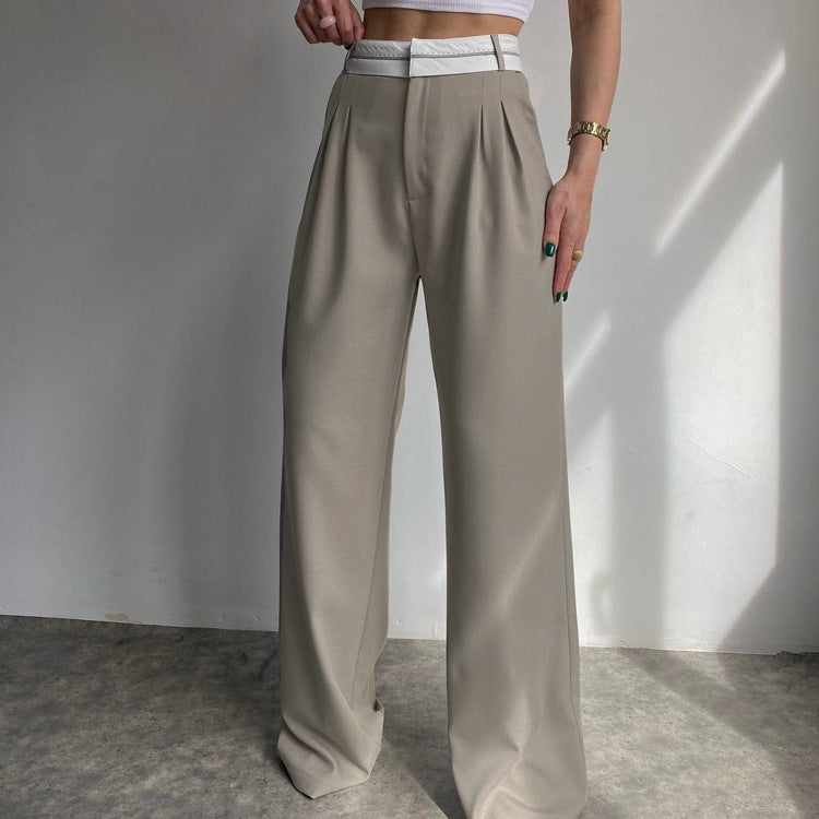 Victoria Wide Leg Pleated Pants