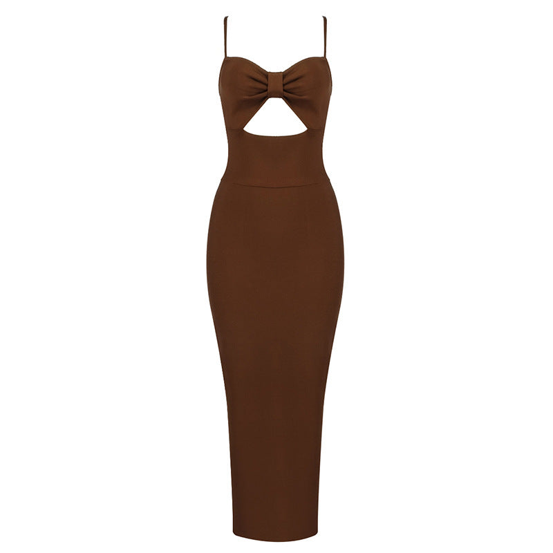 Petra Sweetheart Bandage Midi Dress