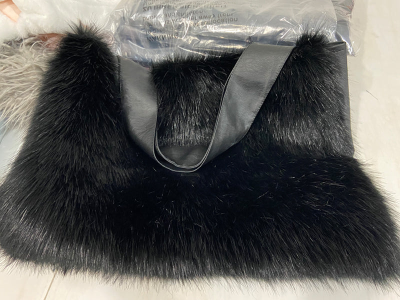 Plush Fur Women's Handbag