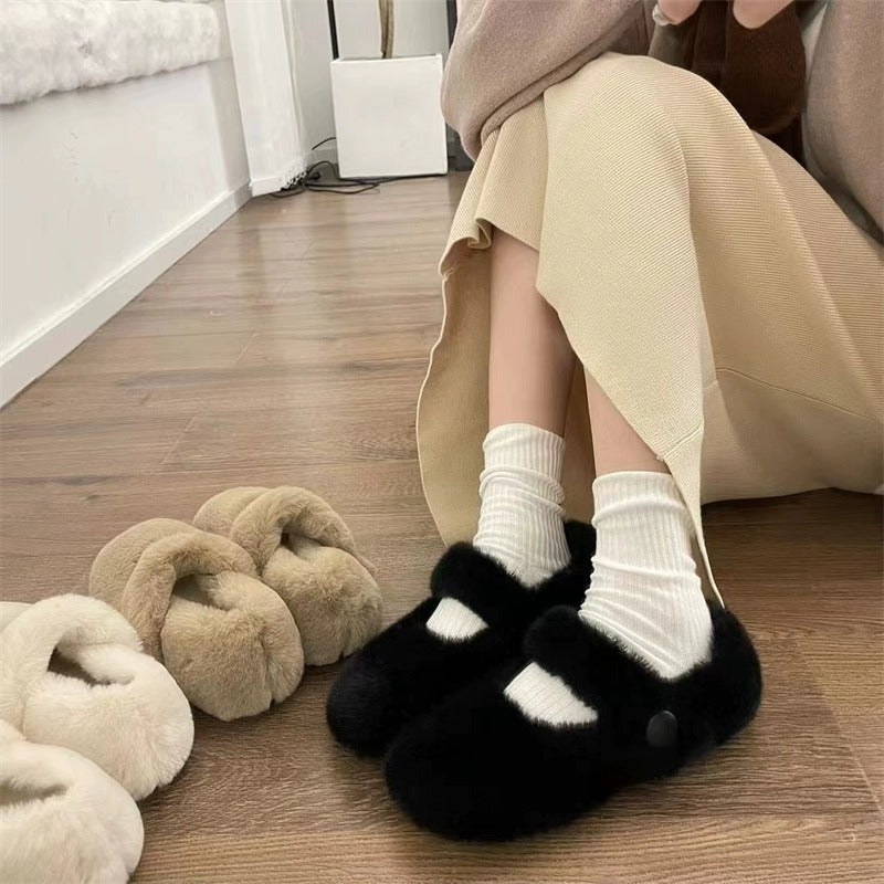 Fluffy Mila Sandals