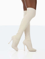 Seductive Suede Thigh High Fashion Boots