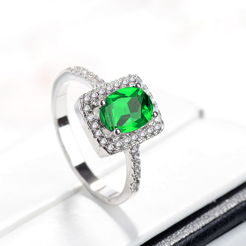 Light Green Alice Ring