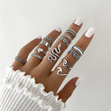 Silver Alice Ring Set