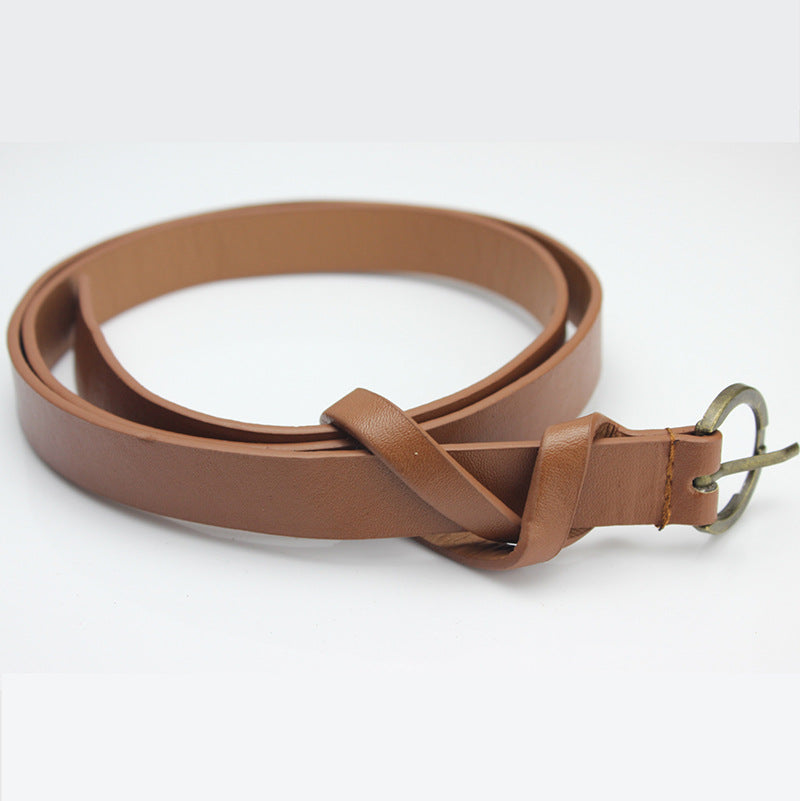 Copper Slim Figure 8 Belt