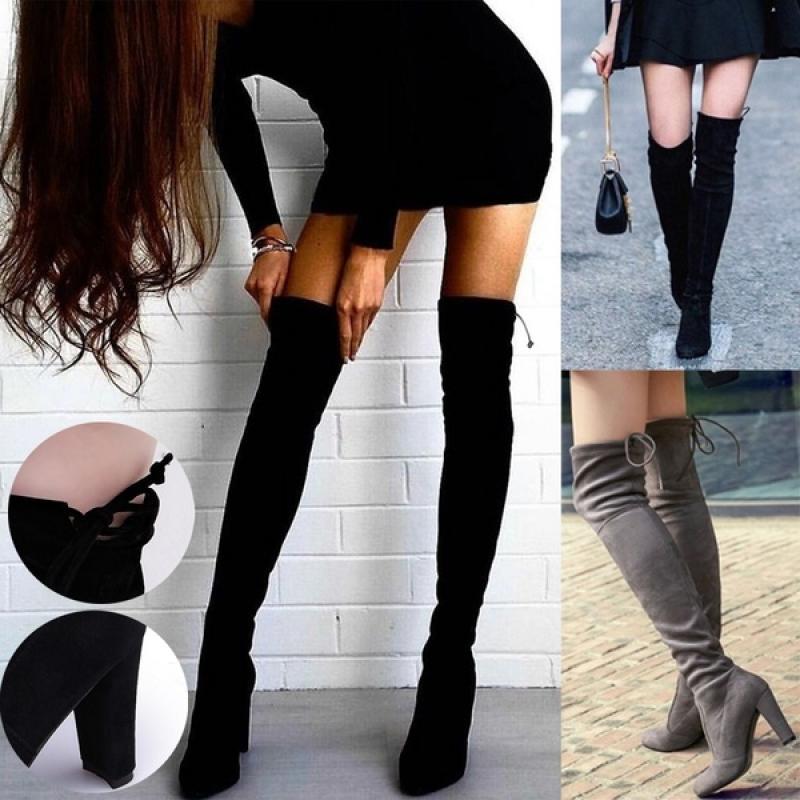 Seductive Chic Knee-High Heel Boots